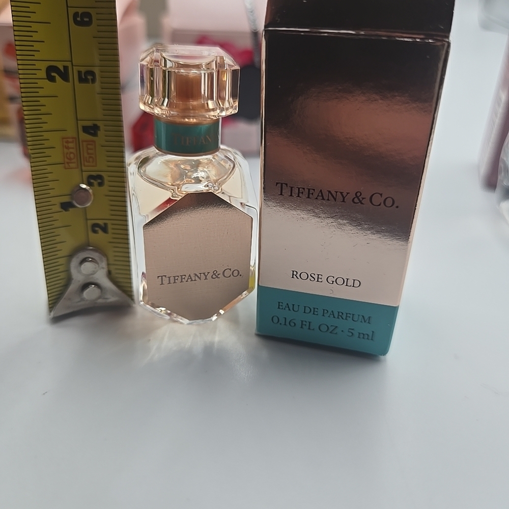 Tiffany & Co. Rose Gold Perfume with Blue Accent